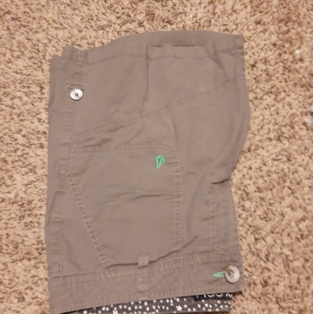Taupe/Grey Volcom Khaki Style Shorts - Picture 6 of 6